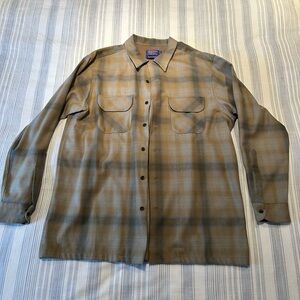 Pendleton Plaid Wool Board Shirt